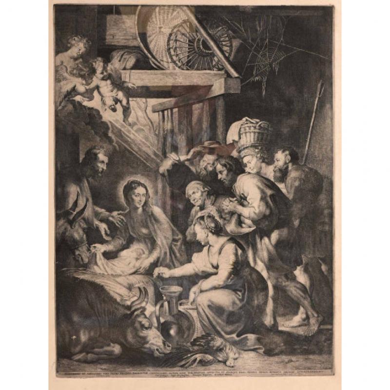  La visitation des bergers d'après Peter Paul Rubens