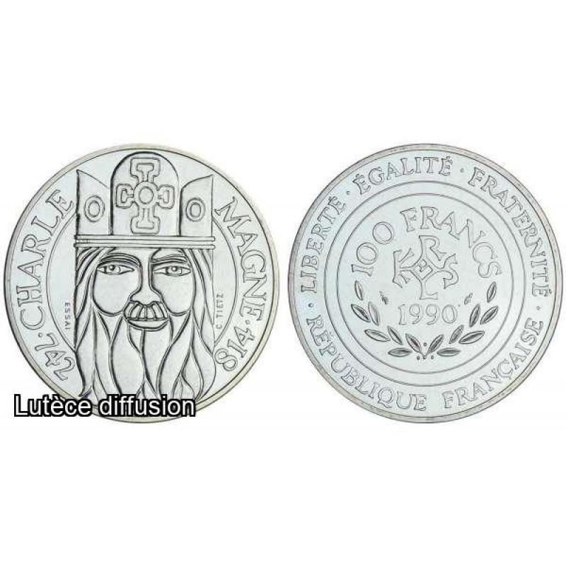 100 Francs Charlemagne argent (ref.673711)