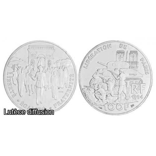 100 Francs Libération de Paris argent (ref.673759)