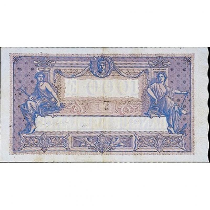 Billet 1000Francs - Bleu et Rose 1889/1926 - Qualité courante (Ref640171)