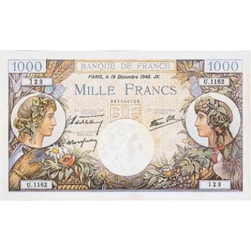 1000 Francs 1940/1944 – Commerces et Industrie (Ref640245)
