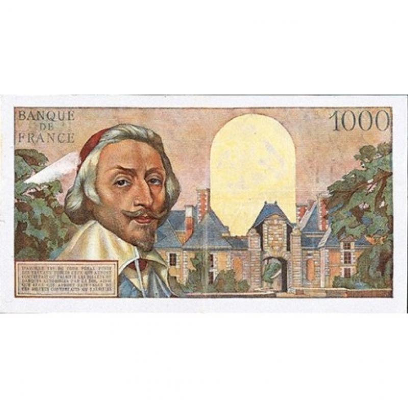 Billet 1 000 Francs - Richelieu 1953/1957 - Qualité courante (Ref640333)