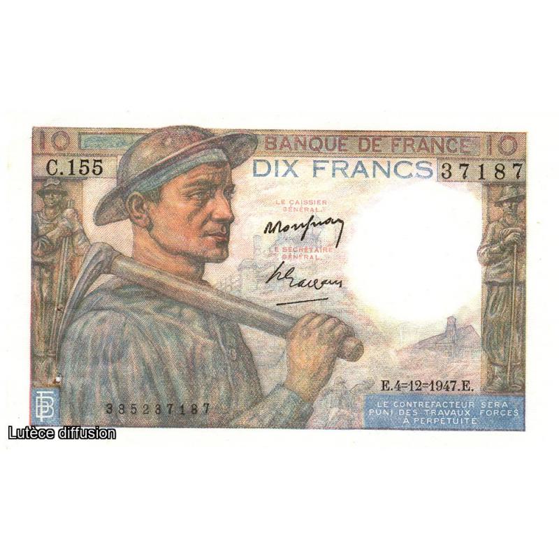 10 Francs Mineur et paysanne (ref639139)