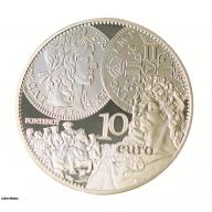 10 euros ARGENT Louis d'or Monnaie de Paris (ref780)