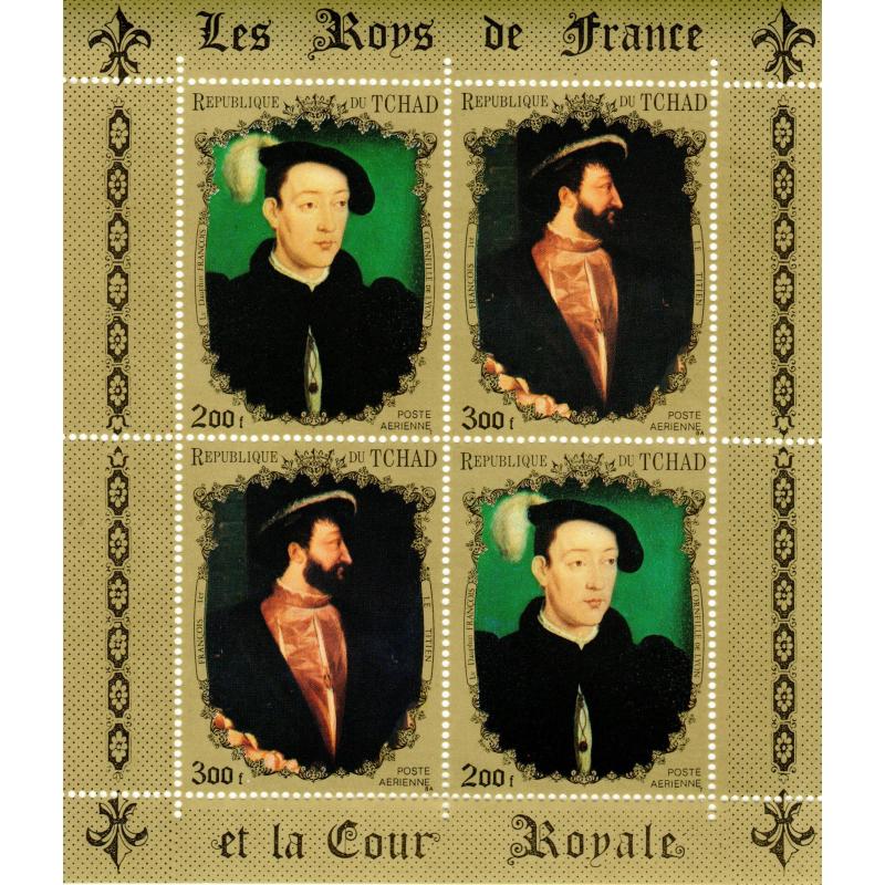 Les Rois de France- bloc feuillet (ref253687)
