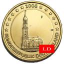 2€ Allemagne 2008 - dorée or fin 24 carats (ref319835)