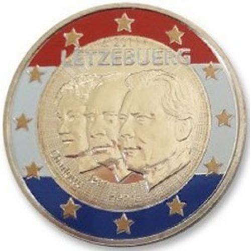 2 euros Luxembourg 2011 couleur (ref23112)