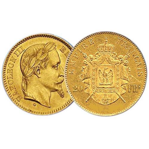 20 Francs Or Napoléon III tête Laurée (ref204830)