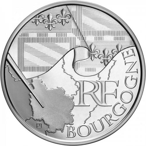 Bourgogne 2010 - 10 euros régions (ref320703)