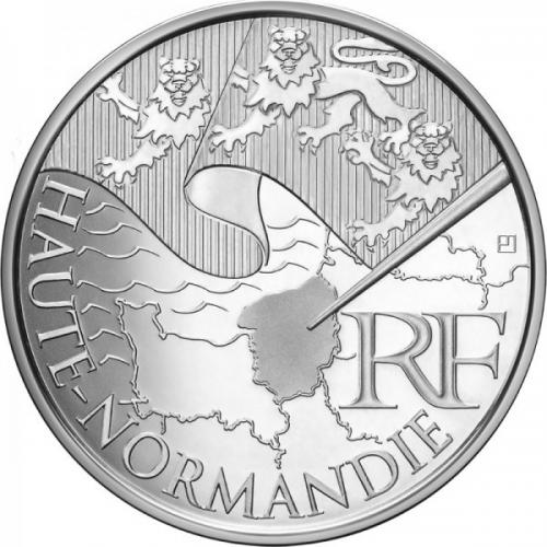 Haute Normandie 2010 - 10 euros régions (ref320758)