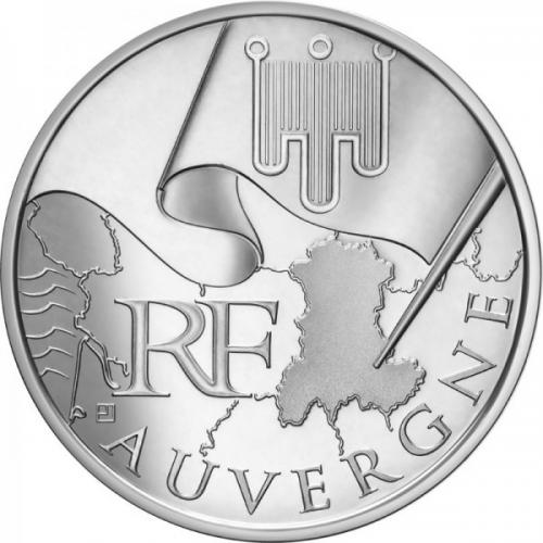 Auvergne 2010 - 10 euros régions (ref320727)
