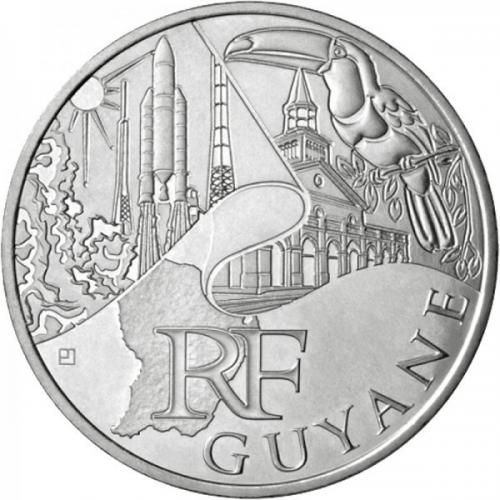 Guyane 2011 - 10 euros régions (ref321094)