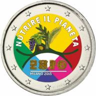 2 euros Italie 2015 couleur (ref329762)