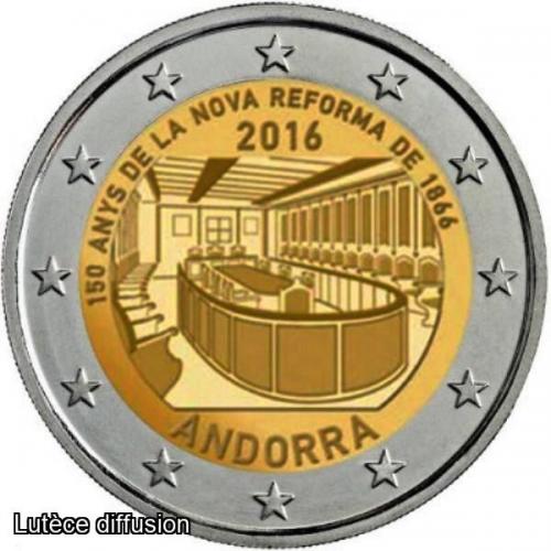 Andorre 2016 - 2 euro commémorative réforme (ref20544)