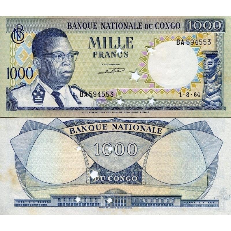 Congo - Billet 1 000 Francs (ref 385430m)