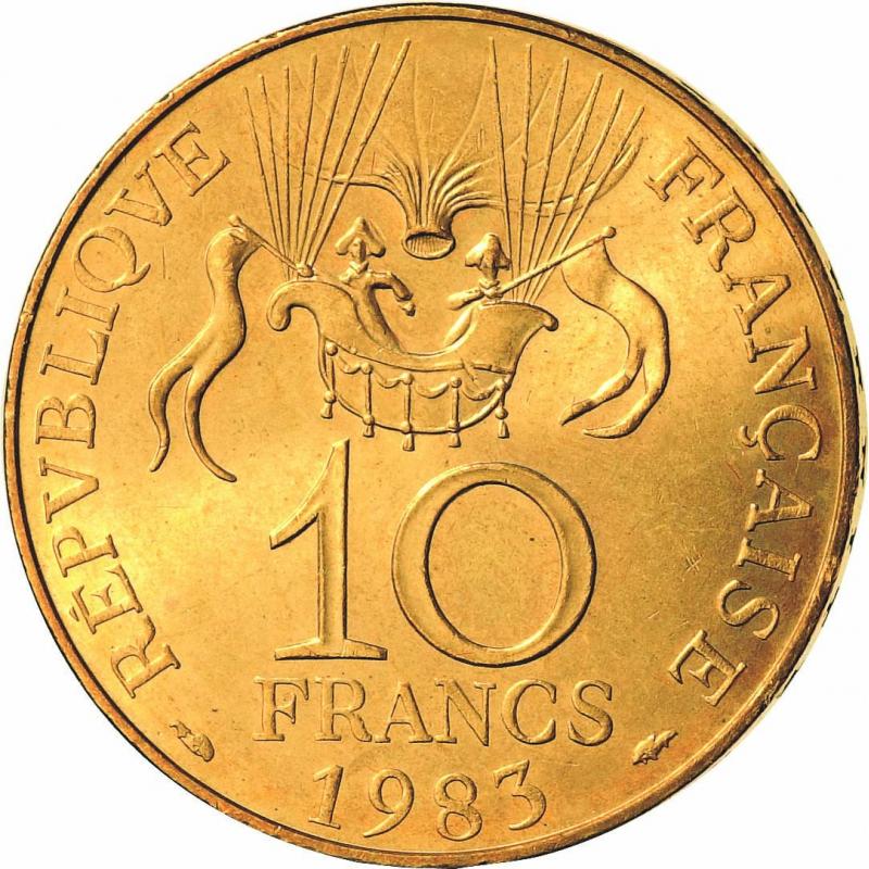 10 Francs Conquête de l'Espace (ref673447)