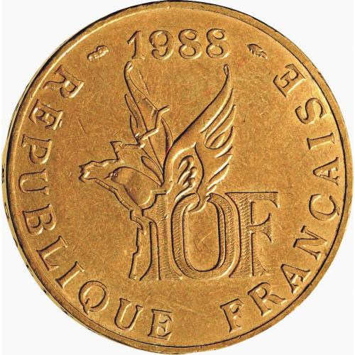 10 Francs Roland Garros 1988  (ref 673492)