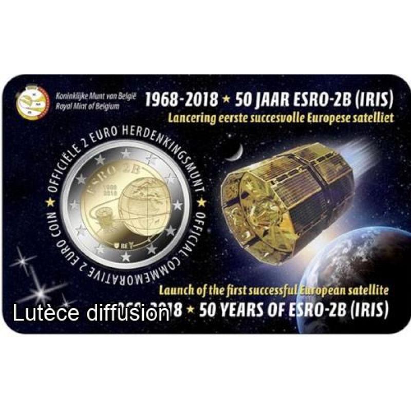 Belgique 2018 - 2 euros commemorative - 50ans satellite (ref21828)