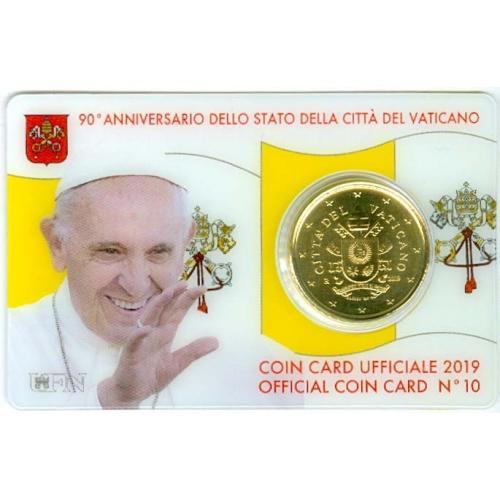 Vatican 2019 - coincard (ref22371)