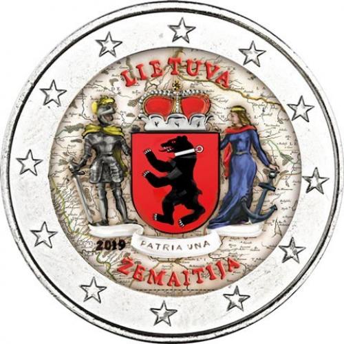 2 euros Lituanie 2019 couleur (ref23848)