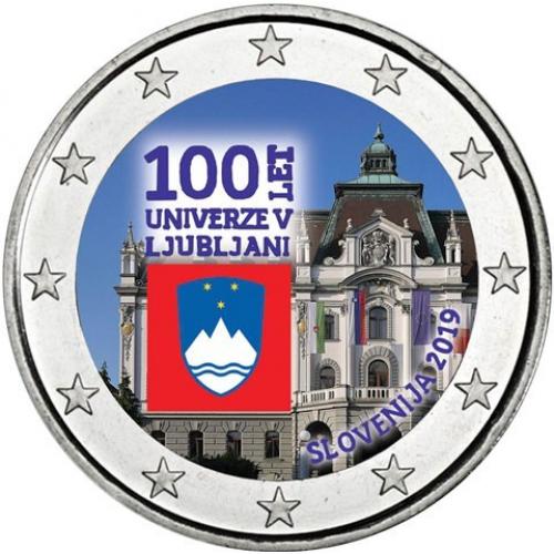 2 euros Slovénie 2019 couleur (ref23862)