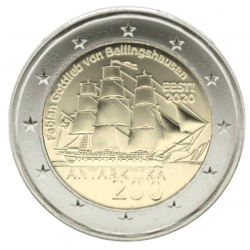 Estonie 2020 - 2euro commémorative - Antarctique  (ref23886)
