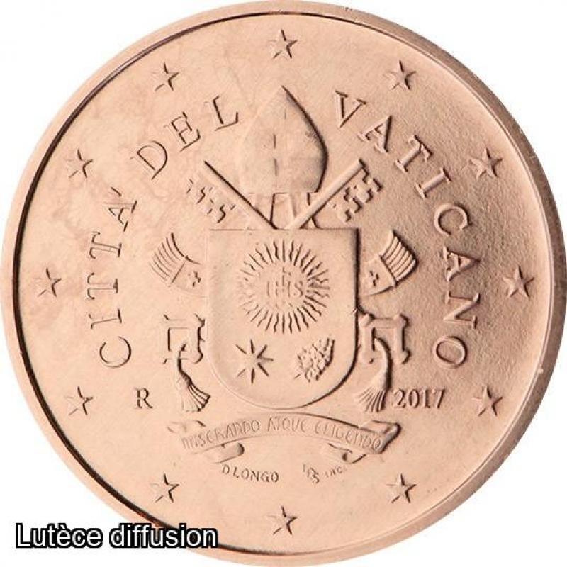 Vatican - 2 centimes - Armoiries (Ref21378)