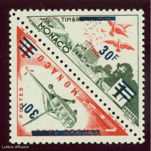 Rare : Monaco projet de timbre non émis (ref155860)