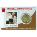 Vatican 2020 coincard N35 (ref24115)