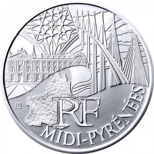 Midi Pyrénées 2011 - 10 euros régions (ref320958)