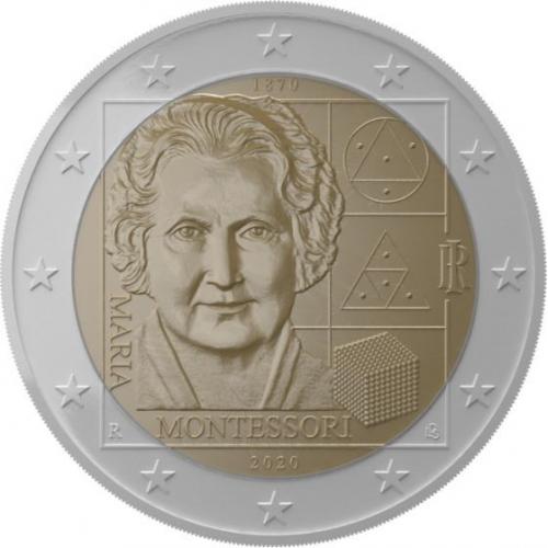 Italie 2020 - 2euro commémorative - Montessori (ref24827)