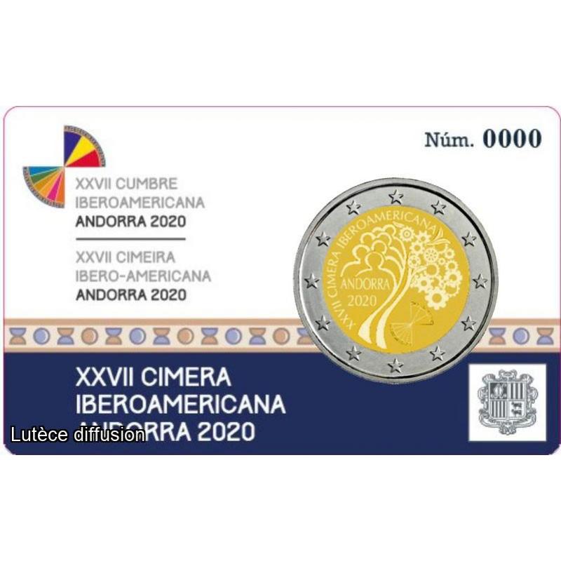 Andorre 2020 - 2 euros commémorative Ibero-Américain BE (ref25963)