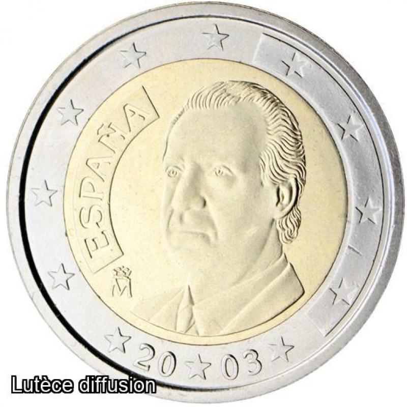 Espagne Juan Carlos I – 2 euros - 2003 (Ref651575)