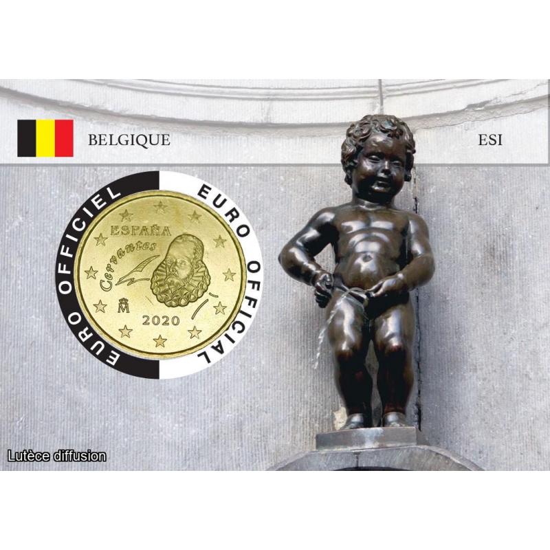 Coincard Espagne - Capitale Européene - Manneken Pis (Ref.26397)