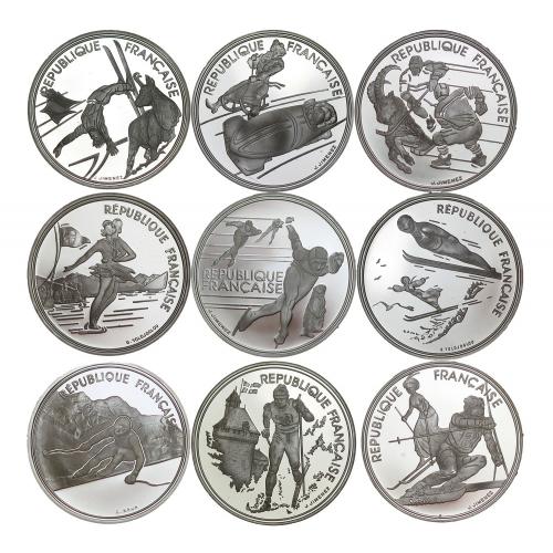 Série Albertville 9 monnaies (ref205864)