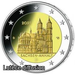 Allemagne 2021 - 2 euros commémorative - Cathédrale de Magdebourg (ref27019)