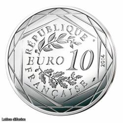 10 euros argent Sempé 2014 - Printemps Fraternité (ref27626)