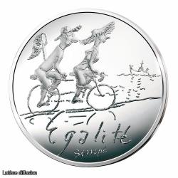 10 euros argent Sempé 2014 - Eté Egalité (ref27583)