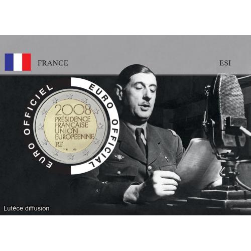 Coincard France 2008 - Charles de Gaulle - L'Appel du 18 Juin (ref28467)