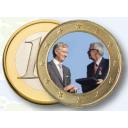 1 euro Albert II et Philippe (ref323964)