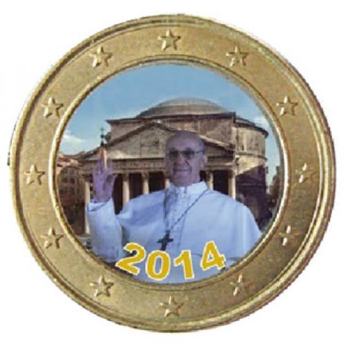 1 euro Pape François (ref325353)