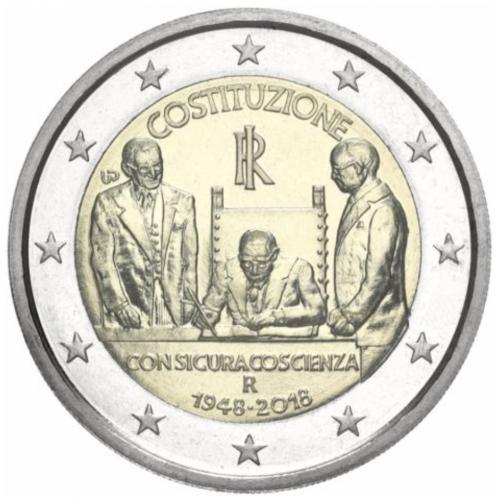 Italie 2018 - 2euro commémorative - Constitution  (ref21811)