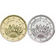 Lituanie 2023 - 2 euros commémorative Ukraine dorée+argentée (Ref34204m)