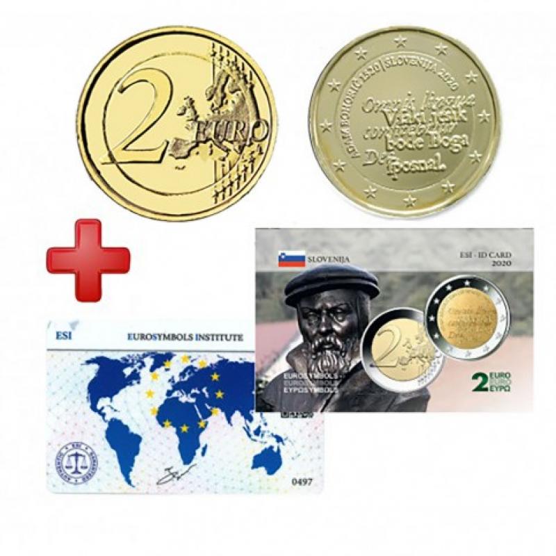 La collection dorée 2€ Slovénie 2020 - Adam Bohoric (ref47059)