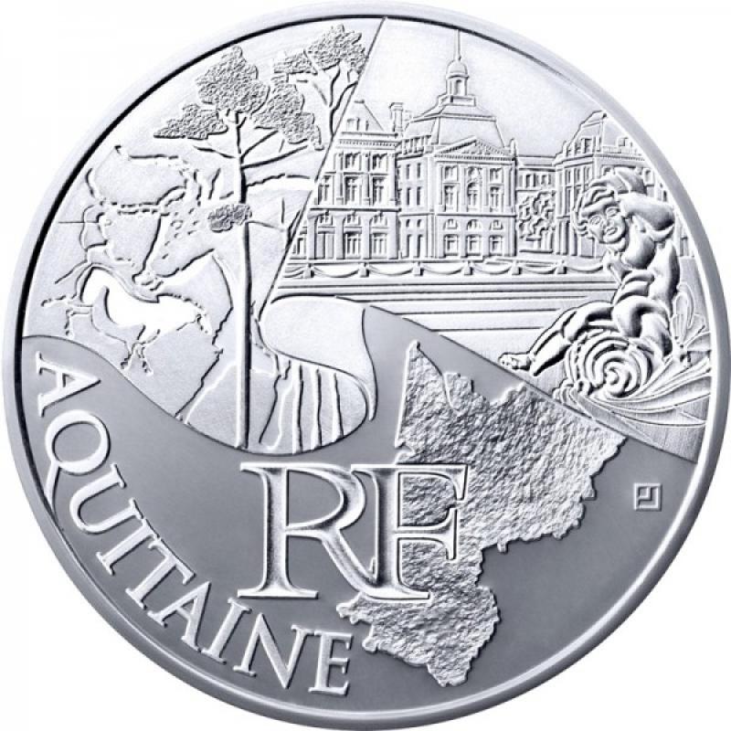 Aquitaine 2011 - 10 euros régions (ref321182)