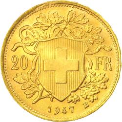 20 Francs Or Croix Suisse (ref.205976)