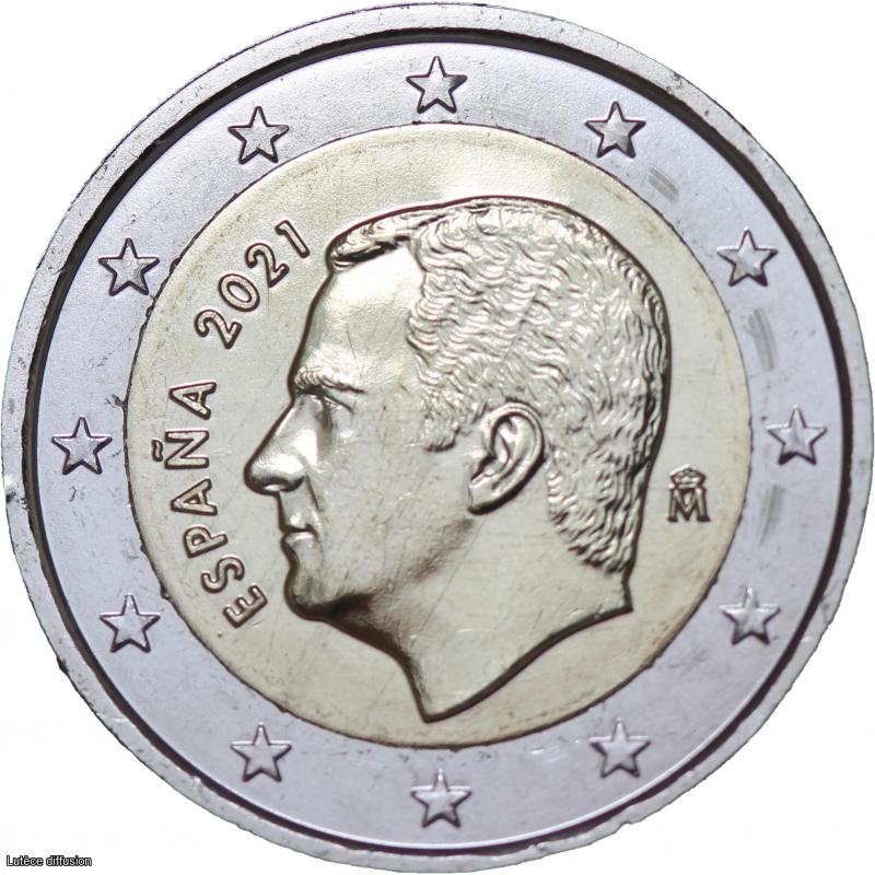 Espagne - 2 euros courante - 2021 (Ref28050)