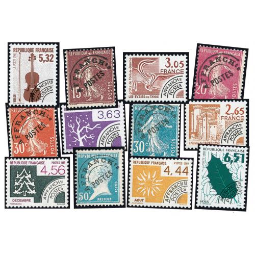 Lot de timbres de France Préoblitérés (ref 157428)