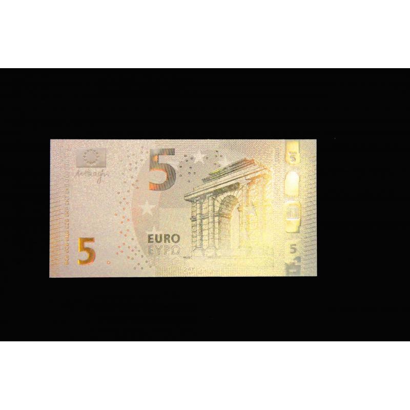 Billet doré 5 Euros (ref.260689)