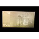 Billet doré 500 Euros (ref.260746)